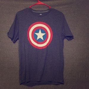 Marvels Captain America shield tee shirt